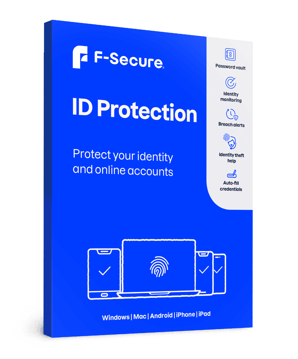 F-Secure ID PROTECTION, 10 urządzeń, 1 rok	